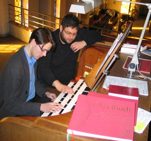 Orgelunterricht bei kantor Lilienthal