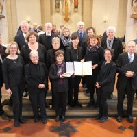 Kantorei Altenkirchen erhielt Zelter-Plakette