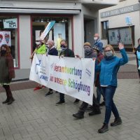Flagge gezeigt für Schöpfungsbewahrung