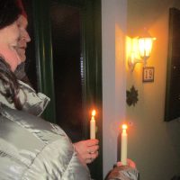 Ein kleines helles Zeichen der Nähe zu den Trauernden