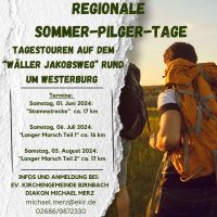 Sommer-Pilger-Tage auf dem „Wäller Jakobsweg“ rund um Westerburg 2024