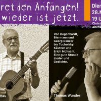 Demokratie-Konzert mit Peter Thomas und Thomas Wunder