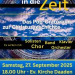 „Ewigkeit fällt in die Zeit“ – Pop-Oratorium in Daaden und Unnau