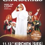 Plakat (Konzertbüro Woodwind & Steel): Irish Christmas in Kirchen