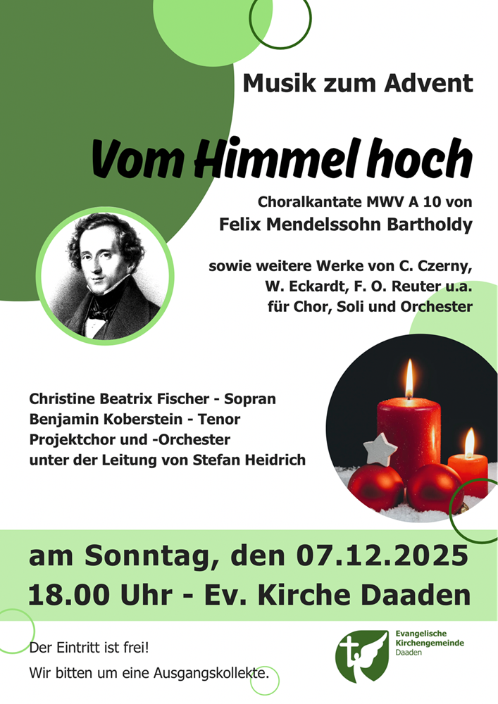 Konzert in Daaden zum zweiten Advent