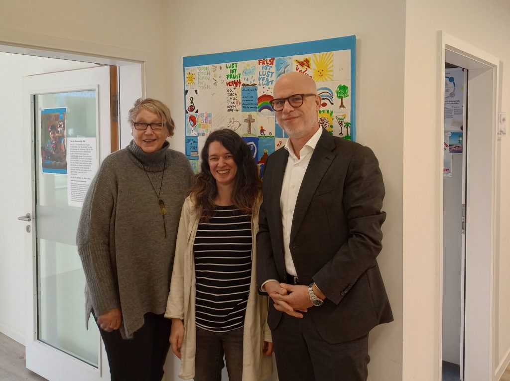 Margit Strunk, Ronja Polke und Stephan Kube (v.l.n.r.)