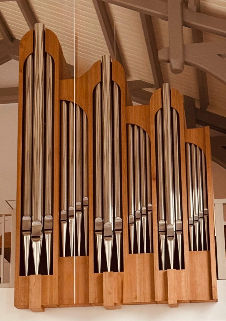 Foto (Kirsten Galla): Orgelprospekt in Gebhardshain