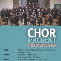 Chorprojekt „Hör mein Bitten“
