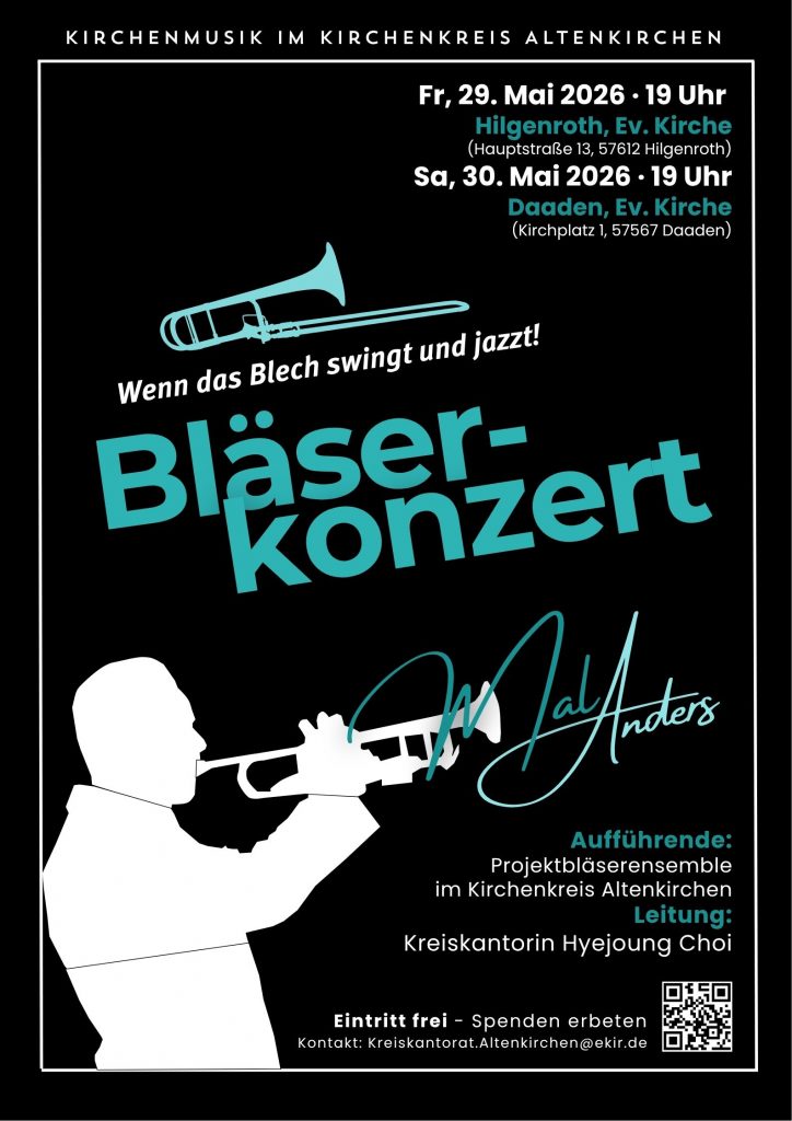 Plakat Bläserkonzert