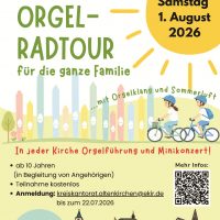 Sommer-Orgel-Radtour für die ganze Familie