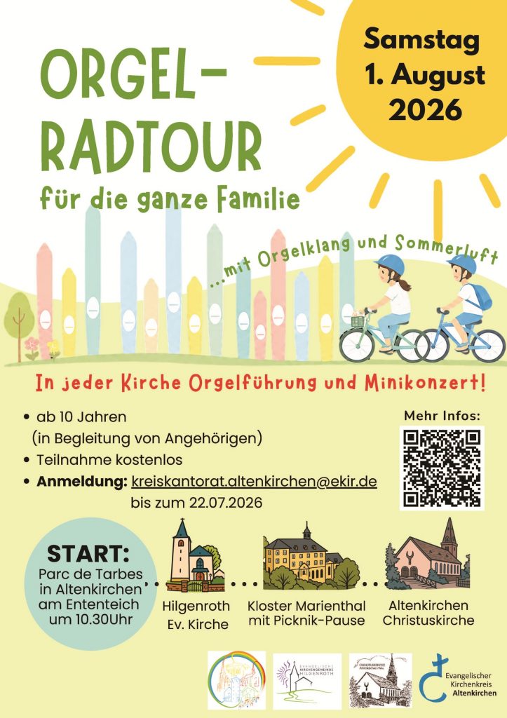 Plakat Orgelradtour
