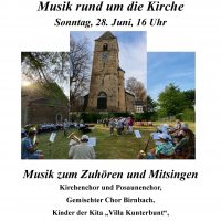 Musik rund um die Kirche in Birnbach
