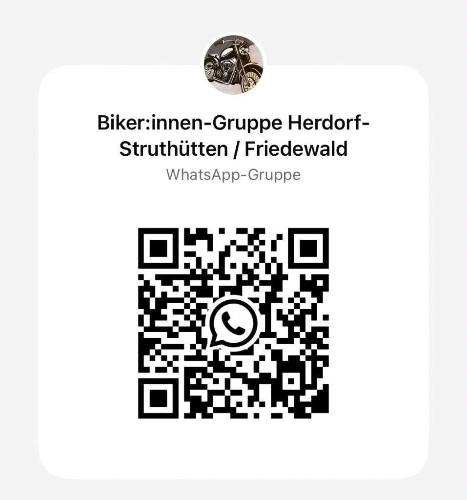 QR-Code Bikergruppe