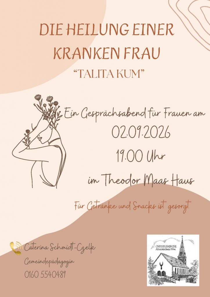 Gesprächsabend: Heilung der kranken Frau