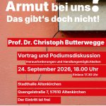 Butterwegge Plakat