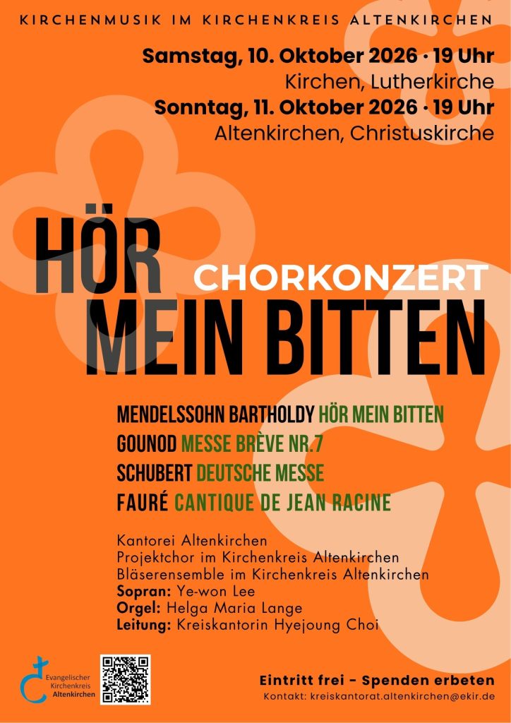 Plakat "Hör mein Bitten"